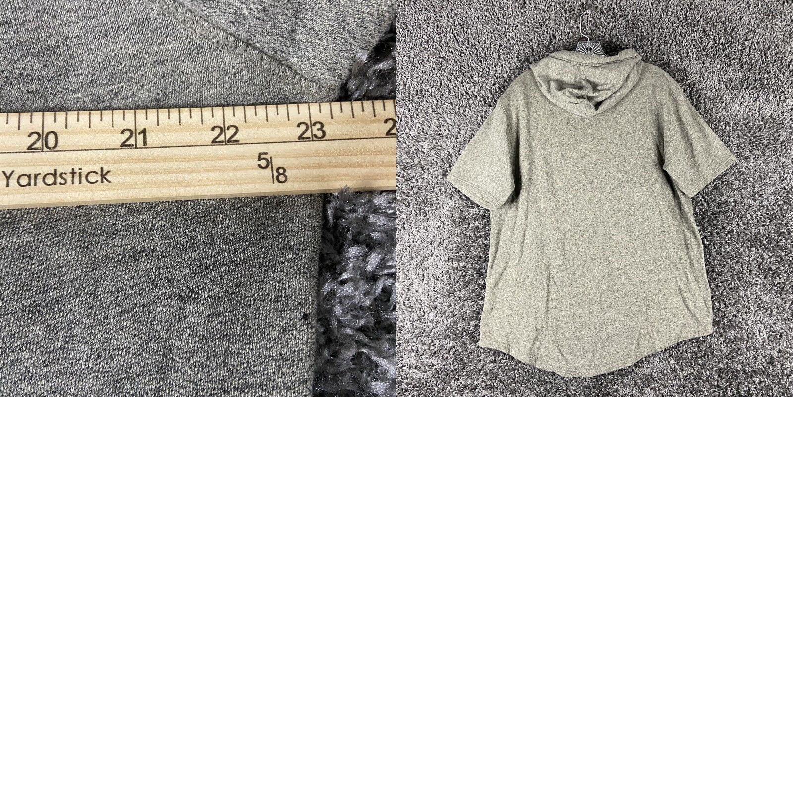 Vintage Liberthour New York City Hoodie Men's L Beige Distressed Pullover Size US 33 - 8 Thumbnail