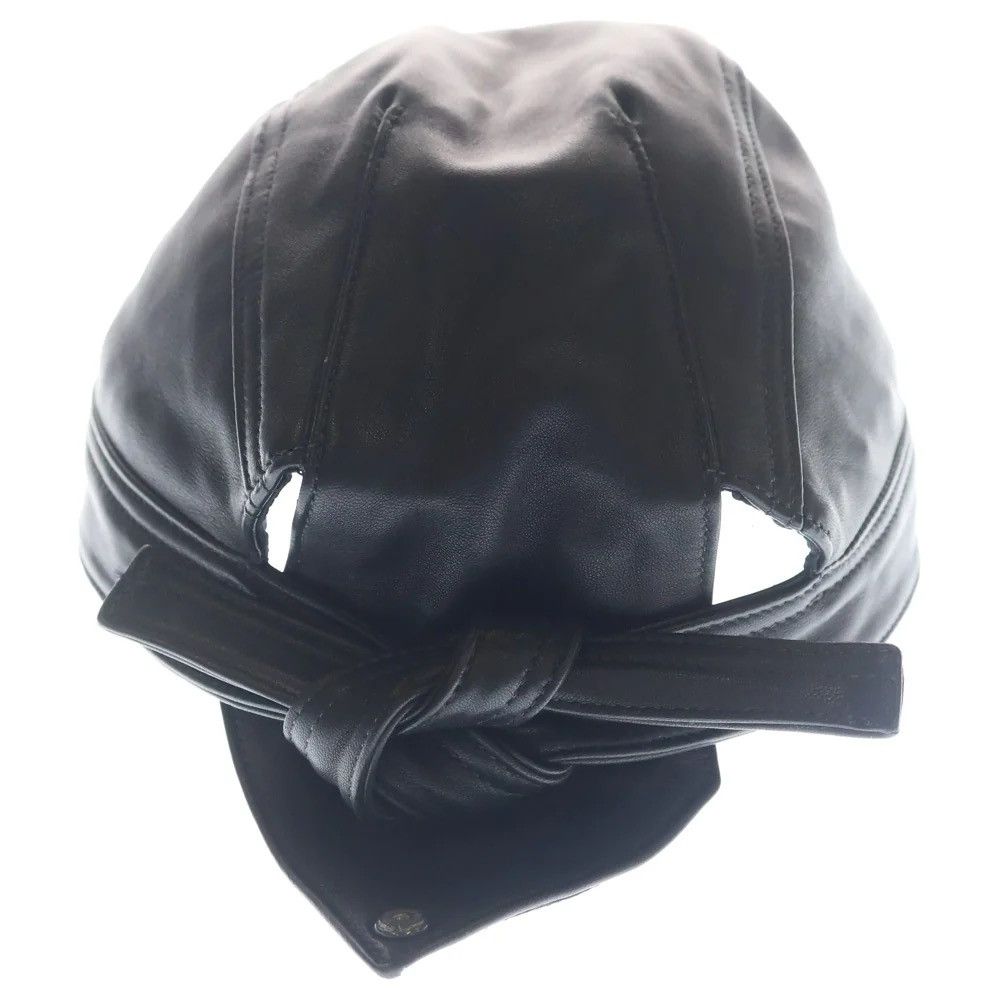 Chrome Hearts Chrome Hearts Cross Patch Leather durag hat Size ONE SIZE - 2 Thumbnail