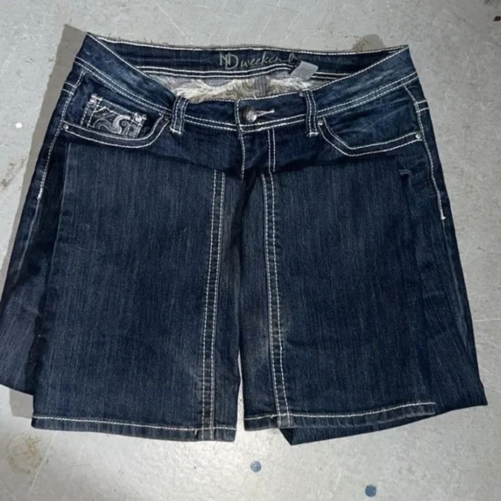 Other ND Embelished Weekend Women's Blue Jeans sz8 Size 30" / US 8 / IT 44 - 2 Thumbnail