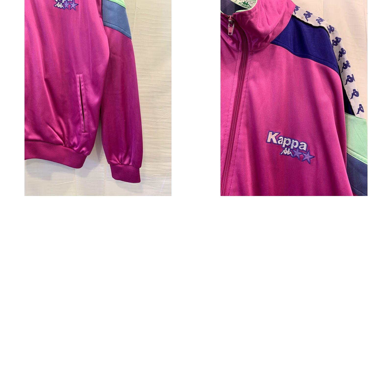 Kappa VINTAGE Kappa Track Jacket Full Zip 90s Retro Italy L Men’s Pink Purple Teal sizing L Size US L / EU 52-54 / 3 - 9 Thumbnail
