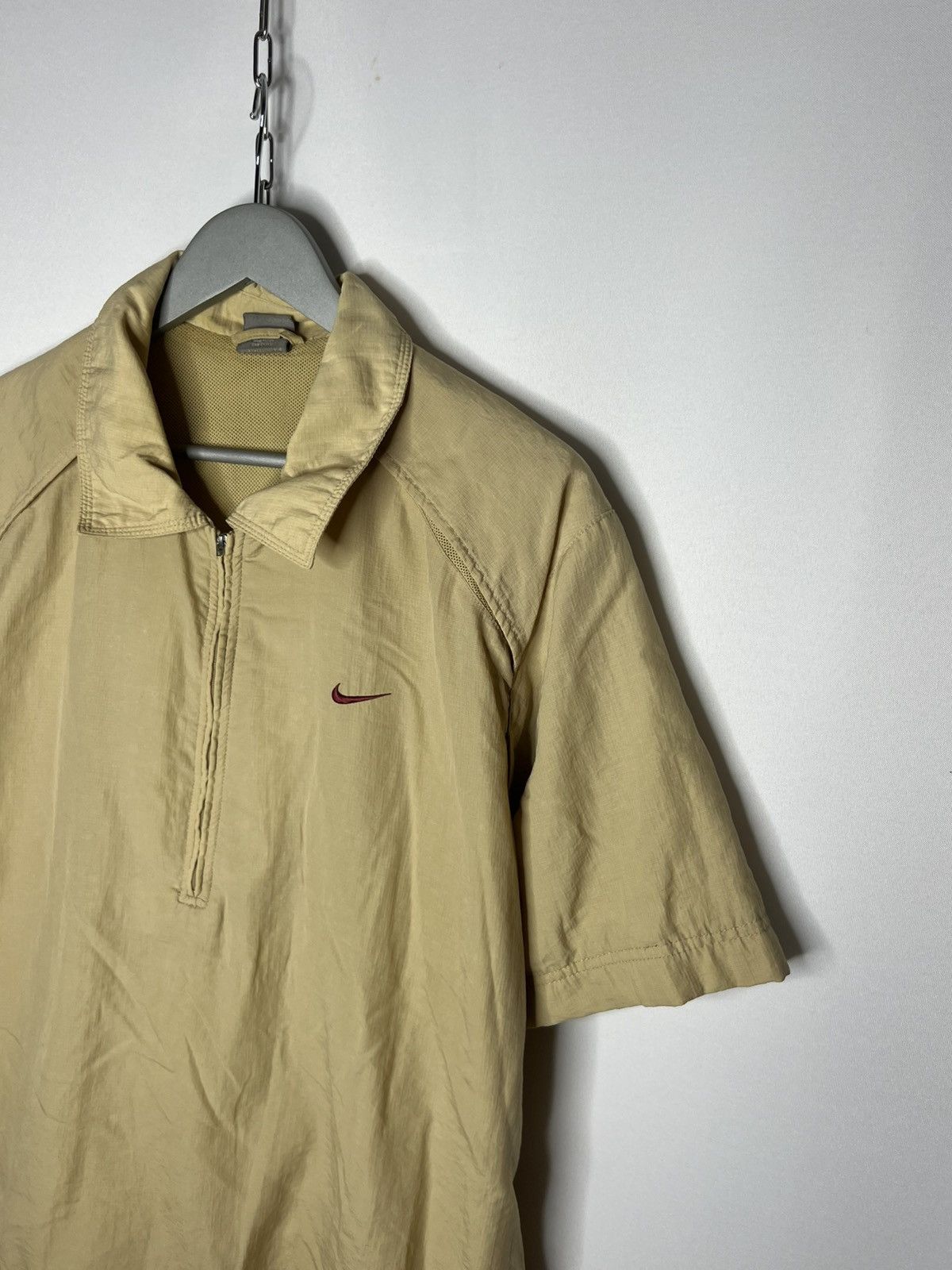 Nike 🔥 Vintage Nike Nylon 1/3 Zip Jacket Vest Y2K Rare Hype 🔥 Size US XL / EU 56 / 4 - 3 Thumbnail