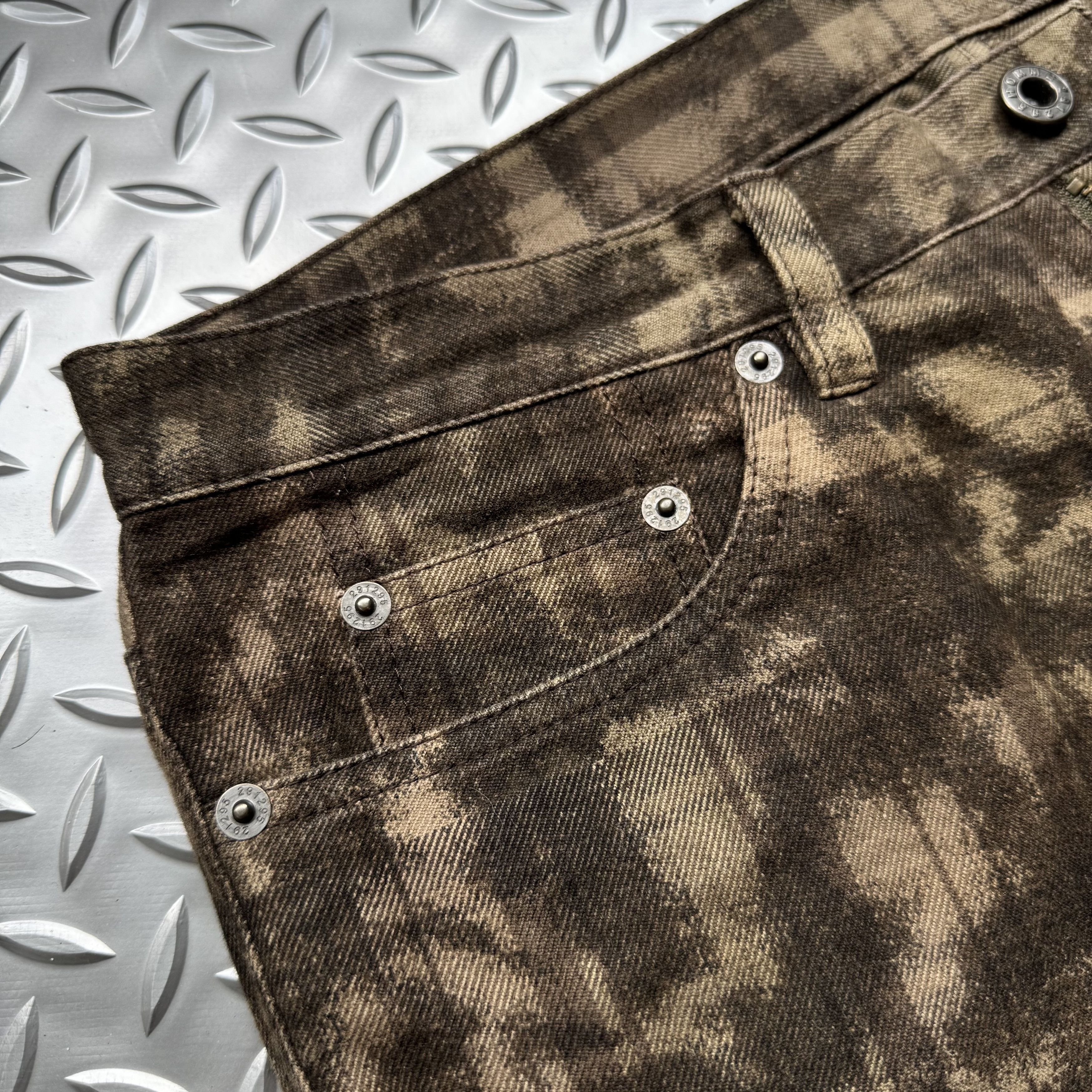 If Six Was Nine 291295=HOMME Archive Pattern Pants Size US 32 / EU 48 - 6 Thumbnail