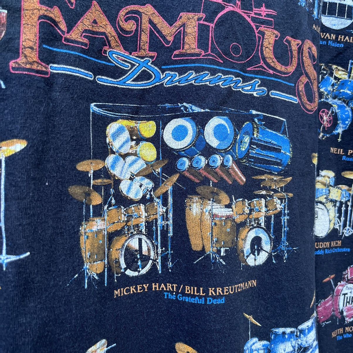 Vintage Vintage Famous Drum tees Size US L / EU 52-54 / 3 - 3 Thumbnail