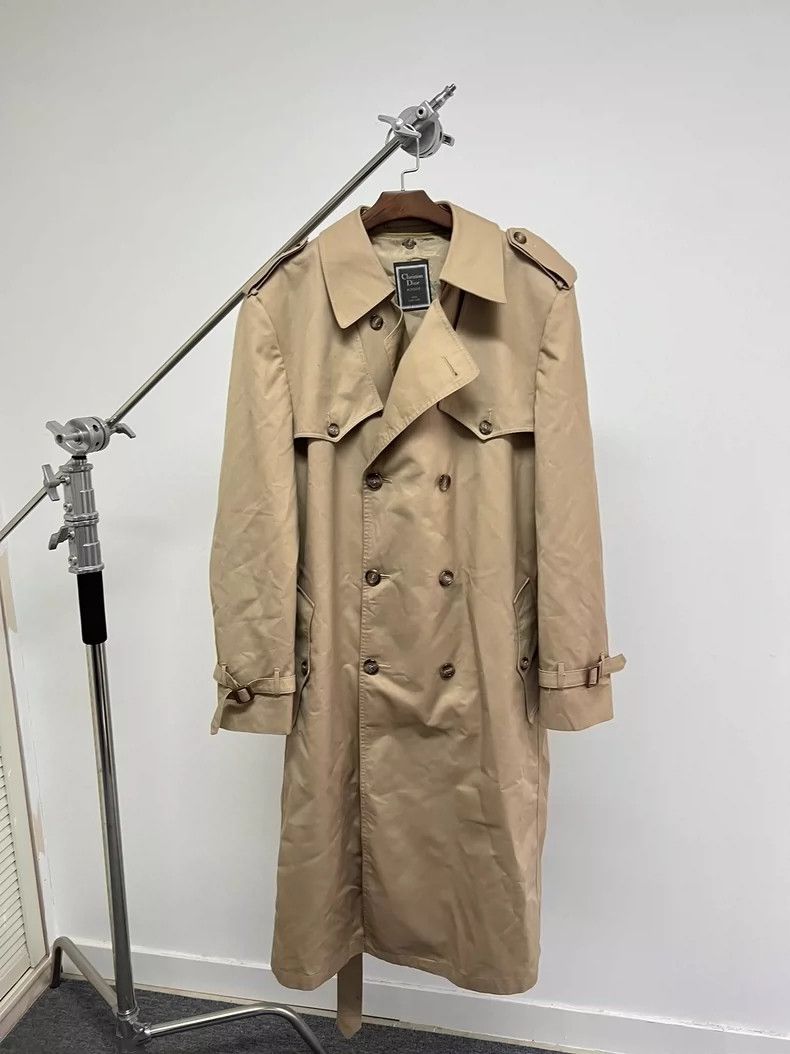 Christian Dior Monsieur Christian Dior Windbreaker with shoulder pads coat 2504-Nex Size US L / EU 52-54 / 3 - 2 Thumbnail