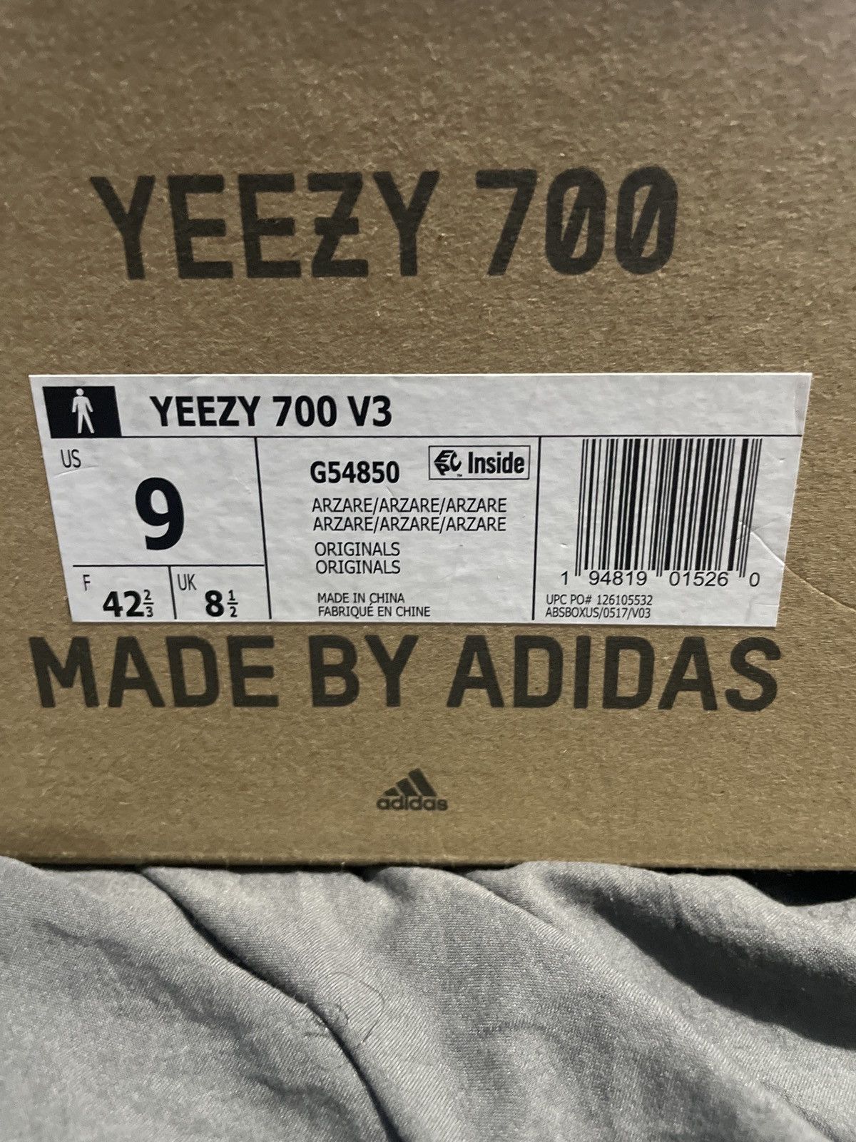 Adidas × Yeezy Yeezy 700 V3 Arzareth Size US 9 / EU 42 - 12 Thumbnail