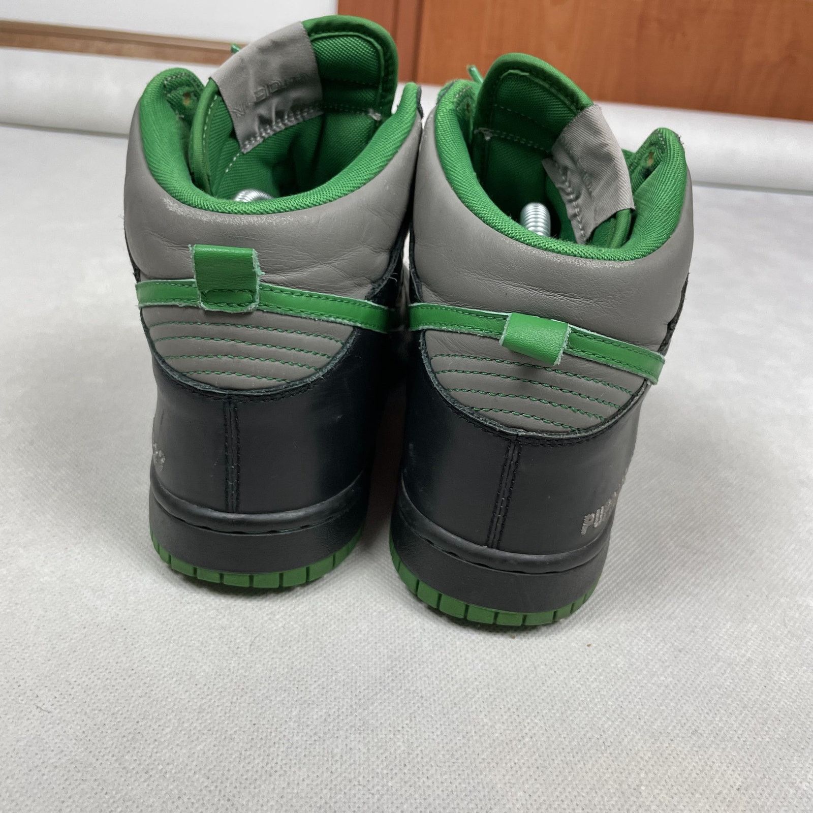 Nike × Vintage Nike ID Dunk High 432973-991 Men's Green Leather Shoes 7.5 Size US 7.5 / EU 40-41 - 9 Thumbnail