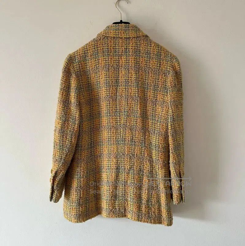 Chanel Chanel Yellow Wool Women's Jacket . Size XL / US 12-14 / IT 48-50 - 1 Thumbnail