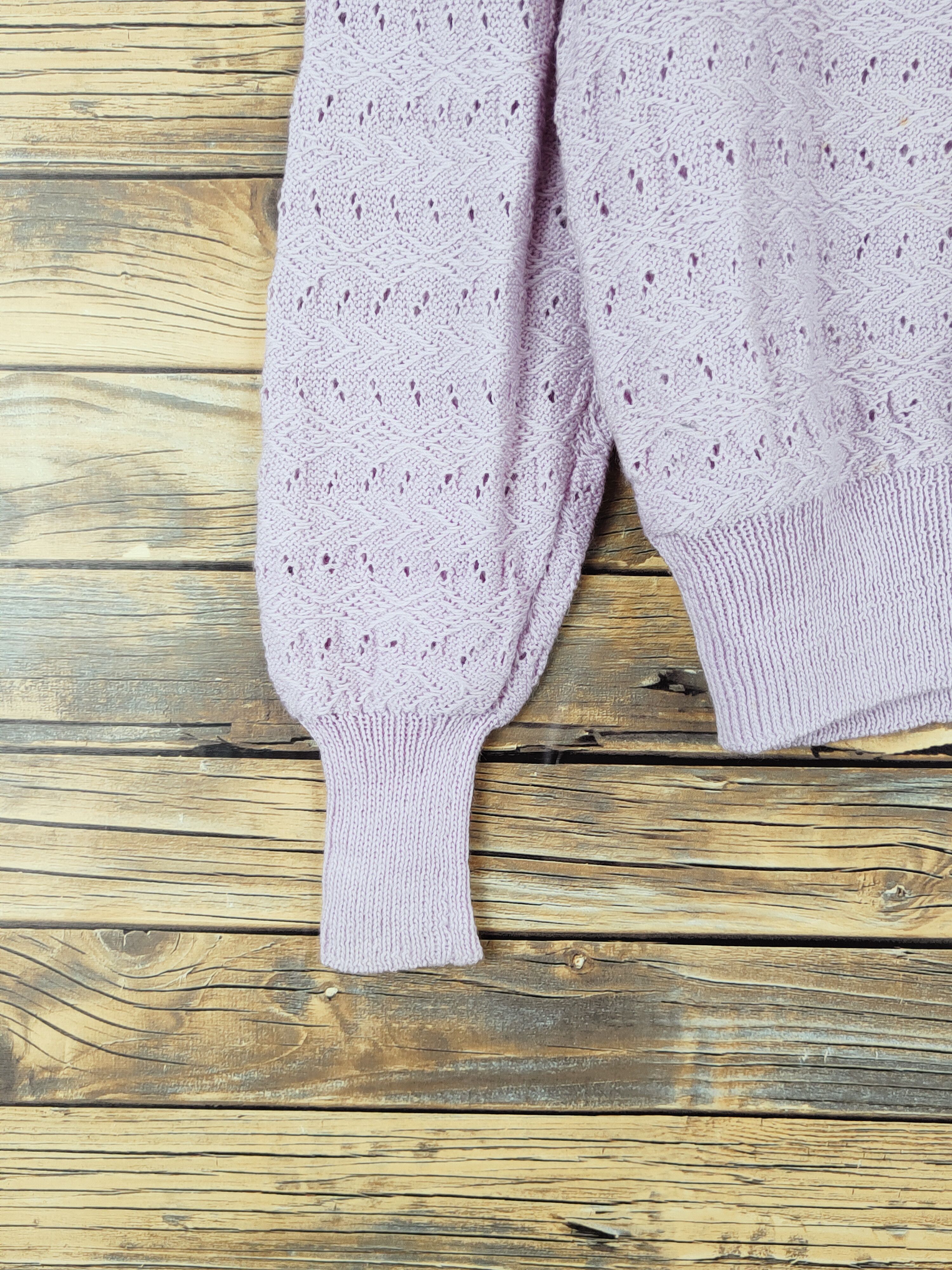 Homespun Knitwear Japanese Brand meshnet crochet Knitwear Crop Tops#W 990 Size S / US 4 / IT 40 - 4 Thumbnail