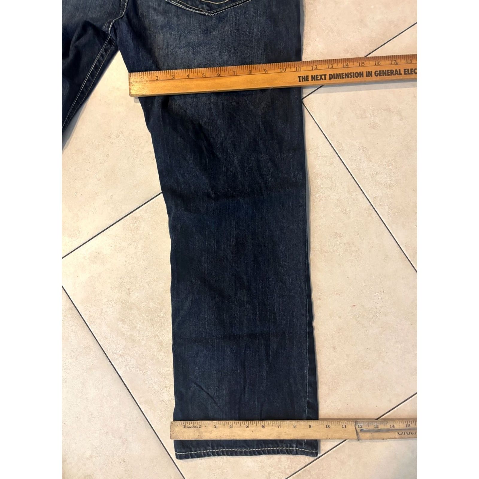 Vintage Buckle BKE Tyler Jeans Straight Relaxed 31 Blue Denim Men's Size 31 5206 Size US 31 - 8 Thumbnail