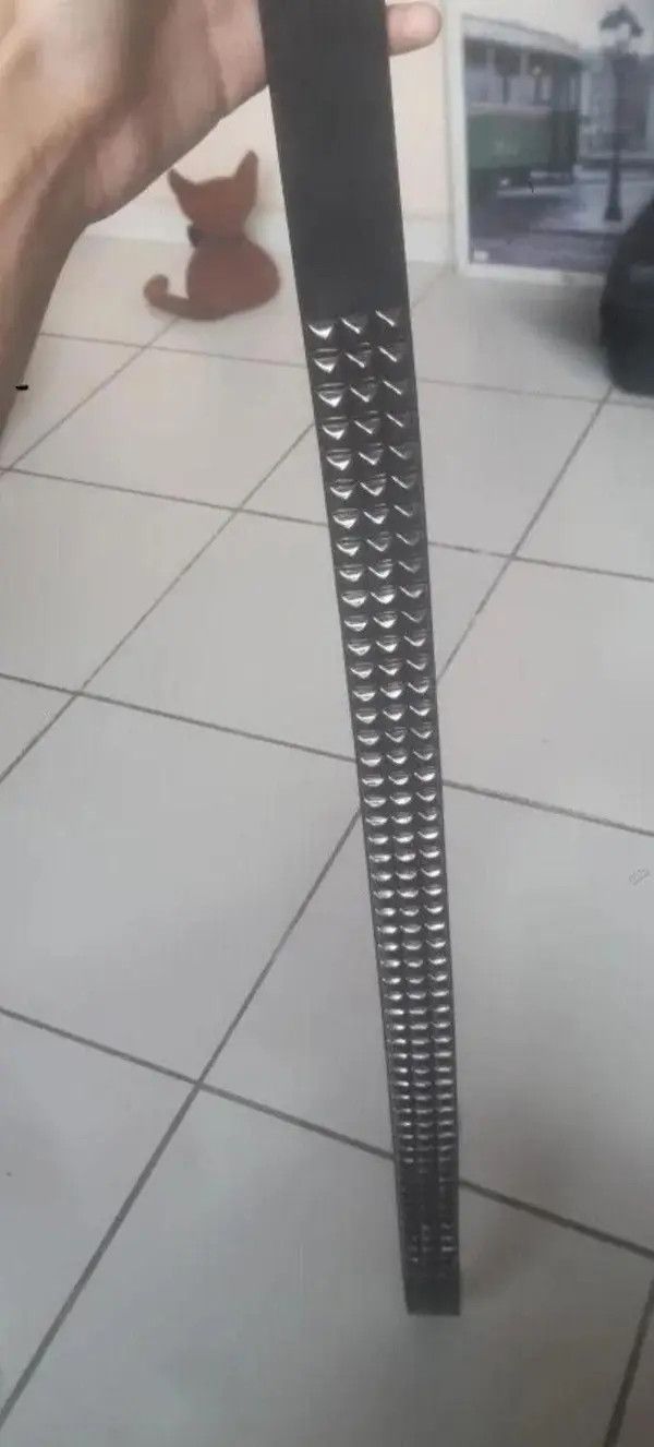Other 120cm Vintage Studded Pyramid Punk Belt Size ONE SIZE - 6 Thumbnail