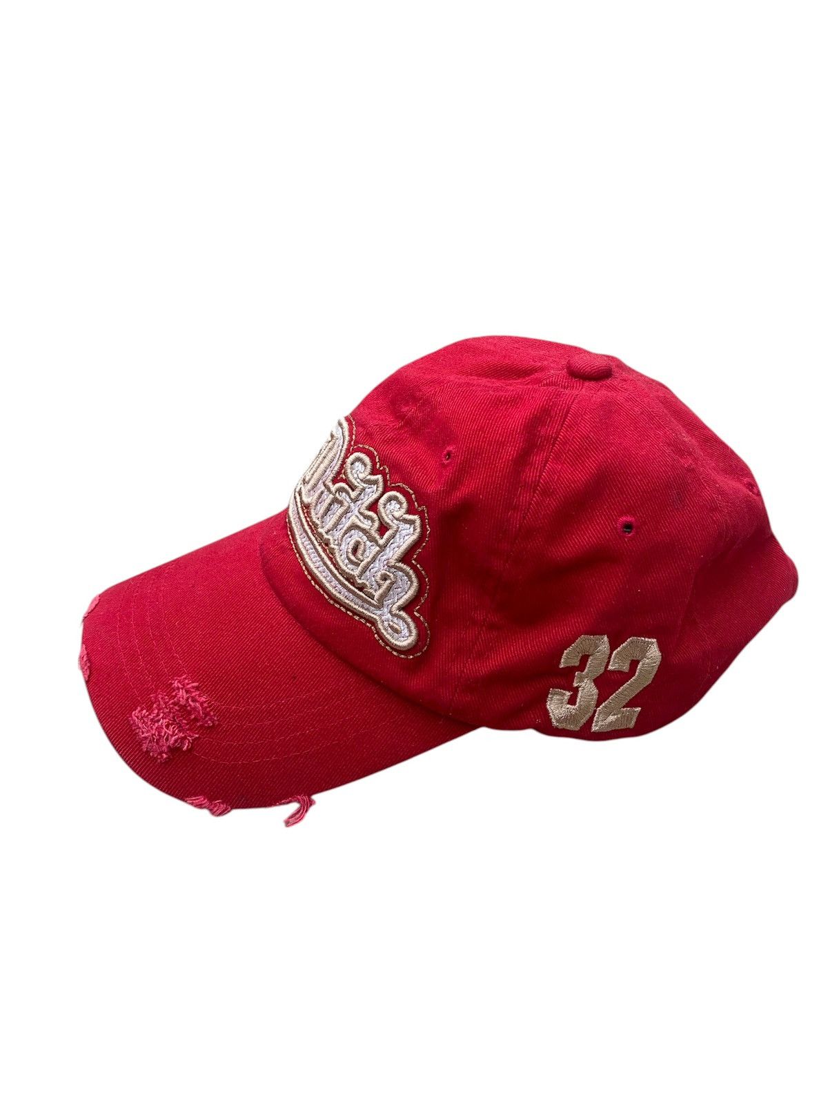 Von Dutch Von Dutch Distressed Ripped Hat Size ONE SIZE - 4 Thumbnail