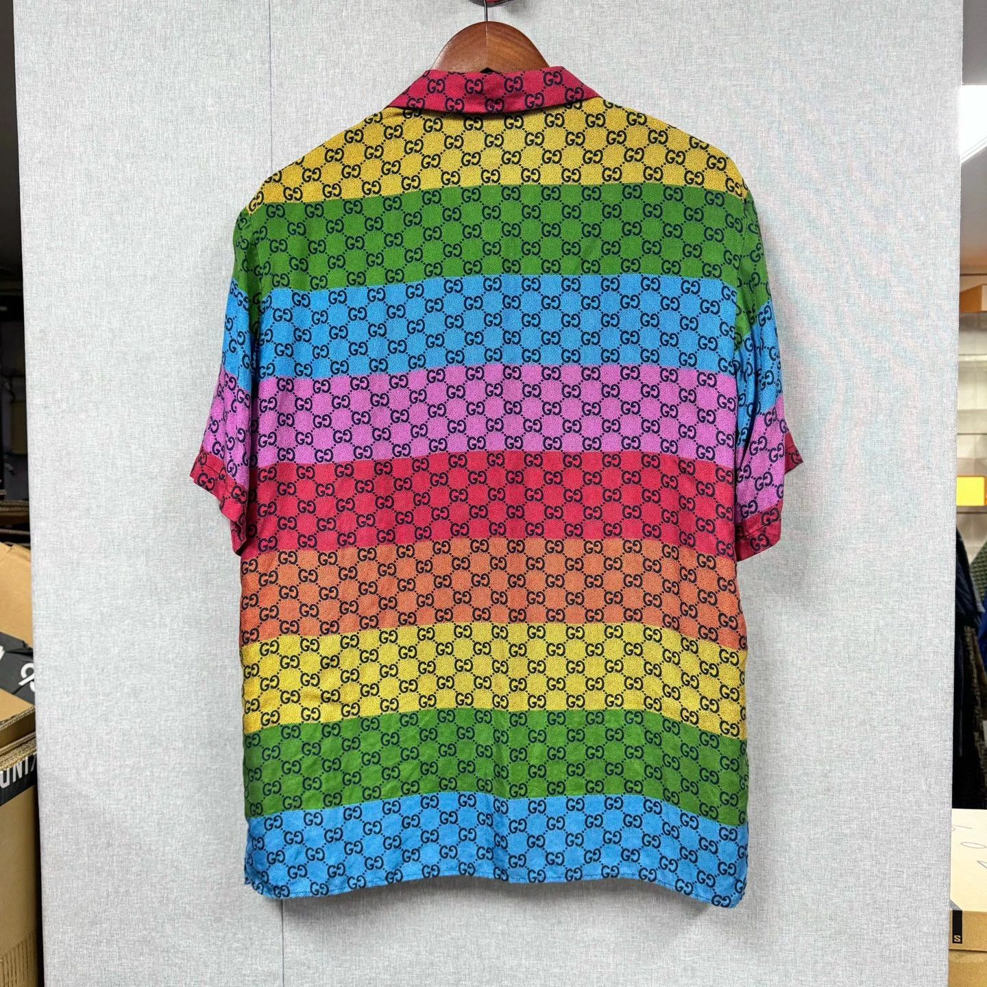 Gucci Gucci Colorful GG All Over Print Shirt Size US S / EU 44-46 / 1 - 2 Thumbnail