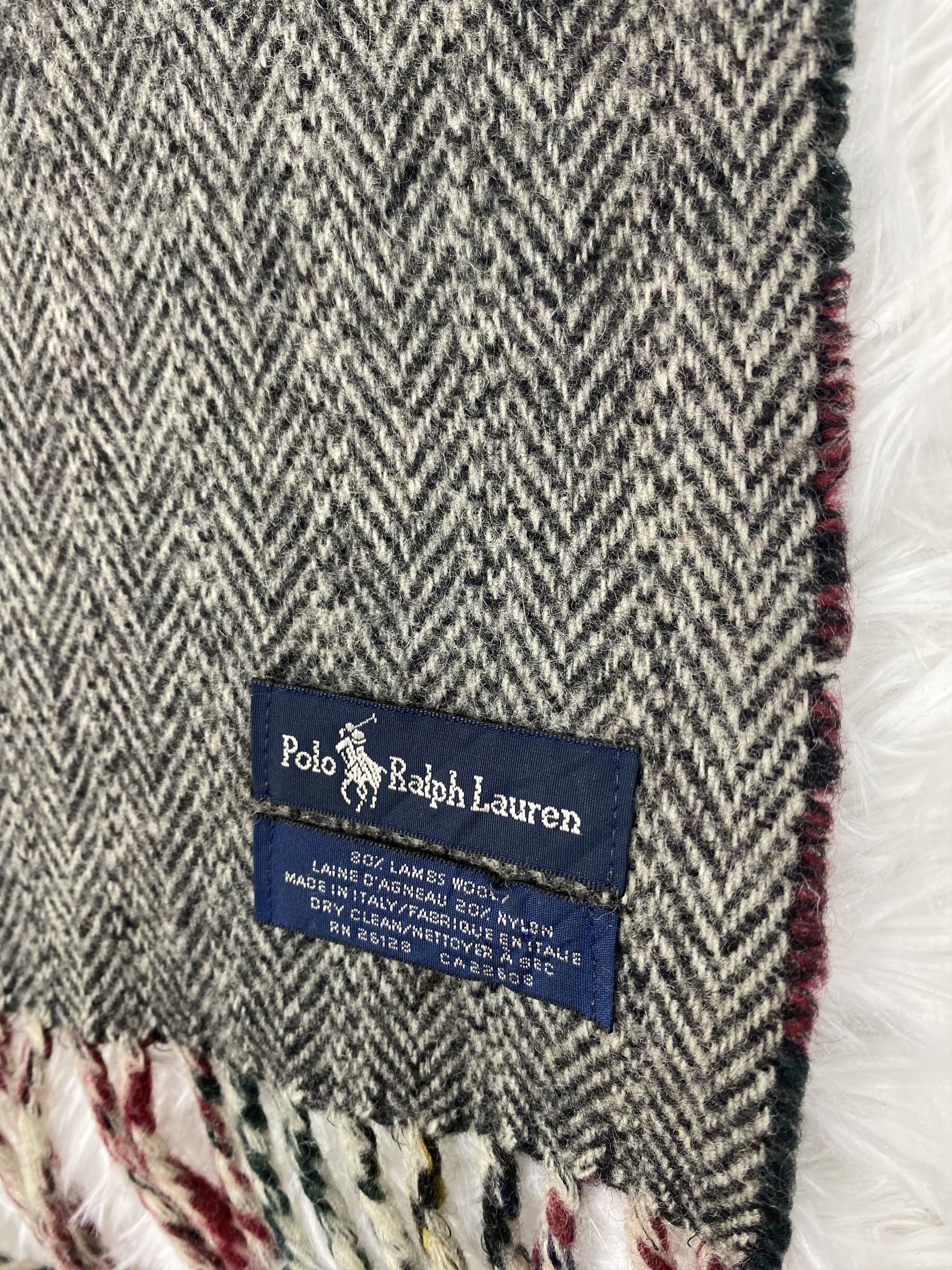Polo Ralph Lauren Vintage Polo Ralph Lauren Scarf / Muffler Neckwear PM0016 Size ONE SIZE - 2 Thumbnail