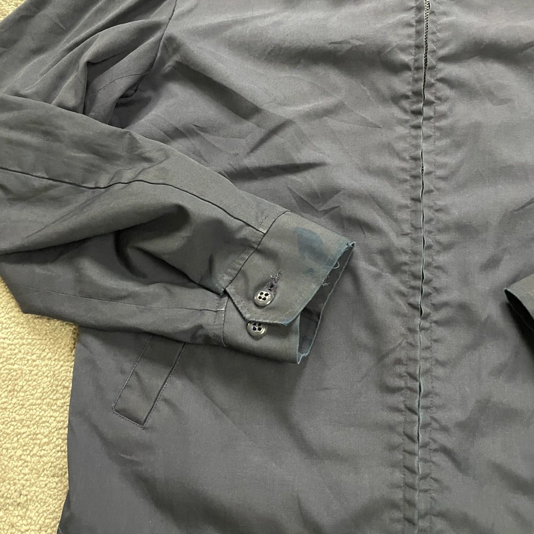 Vintage Blauer Jacket Men Medium Navy Blue Full Zip Collared Outdoor Casual Ceiling Zero Size US M / EU 48-50 / 2 - 7 Thumbnail