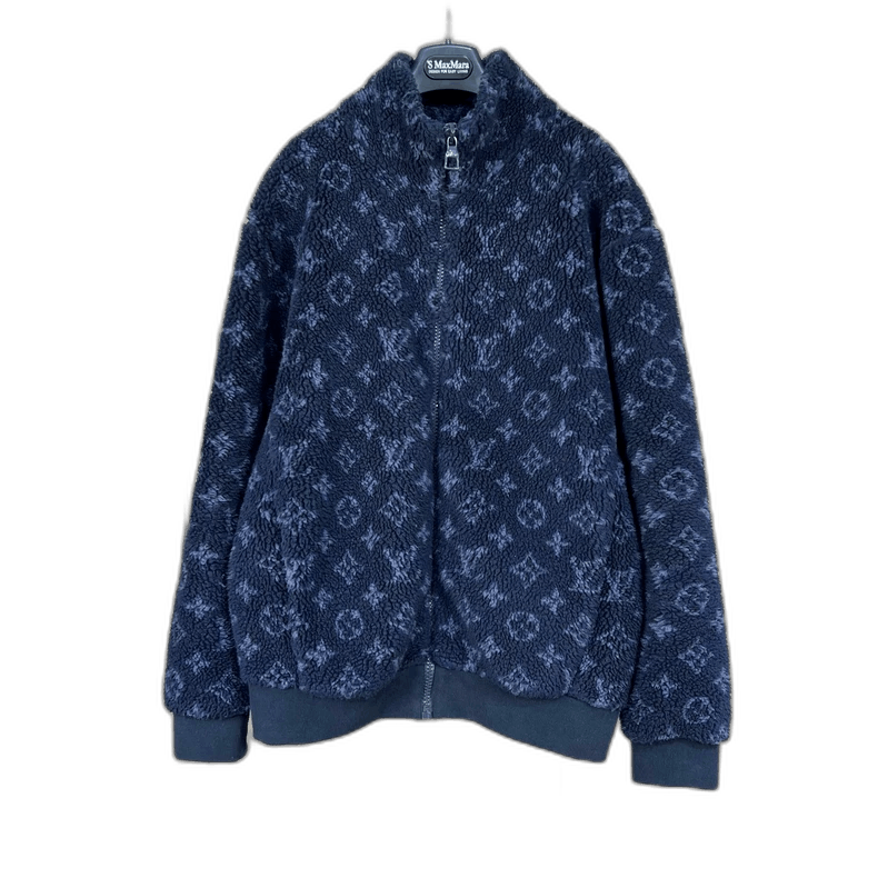 Louis Vuitton Louis Vuitton Blue Teddy Coat-yf Size US M / EU 48-50 / 2 - 1 Thumbnail