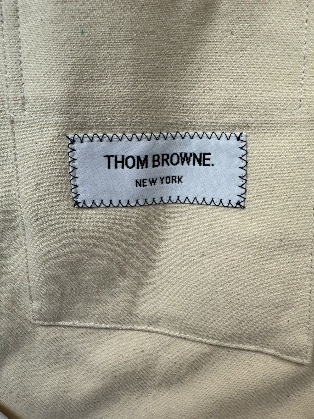 Thom Browne Thom Browne Fun-Mix Selvedge Denim Snap Front Shirt Jacket Size US M / EU 48-50 / 2 - 7 Thumbnail