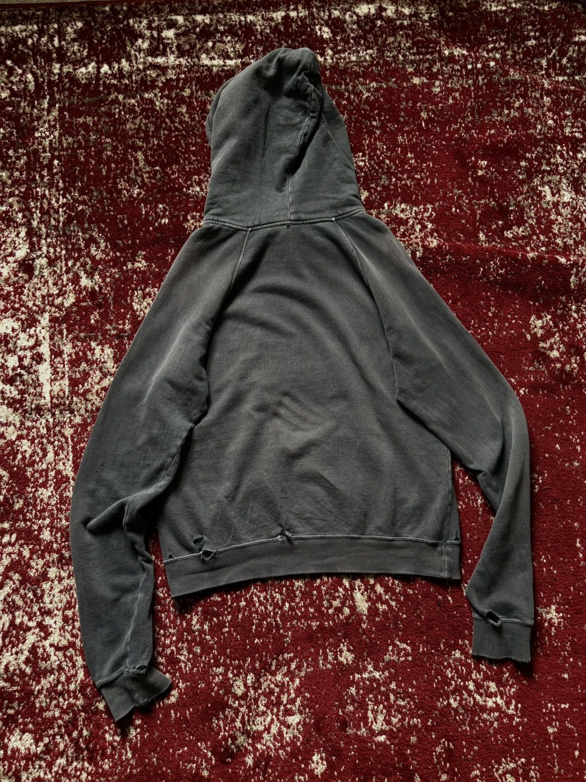 Saint Laurent Paris THRASHED Hedi era MALIBU hoodie Size US S / EU 44-46 / 1 - 7 Thumbnail