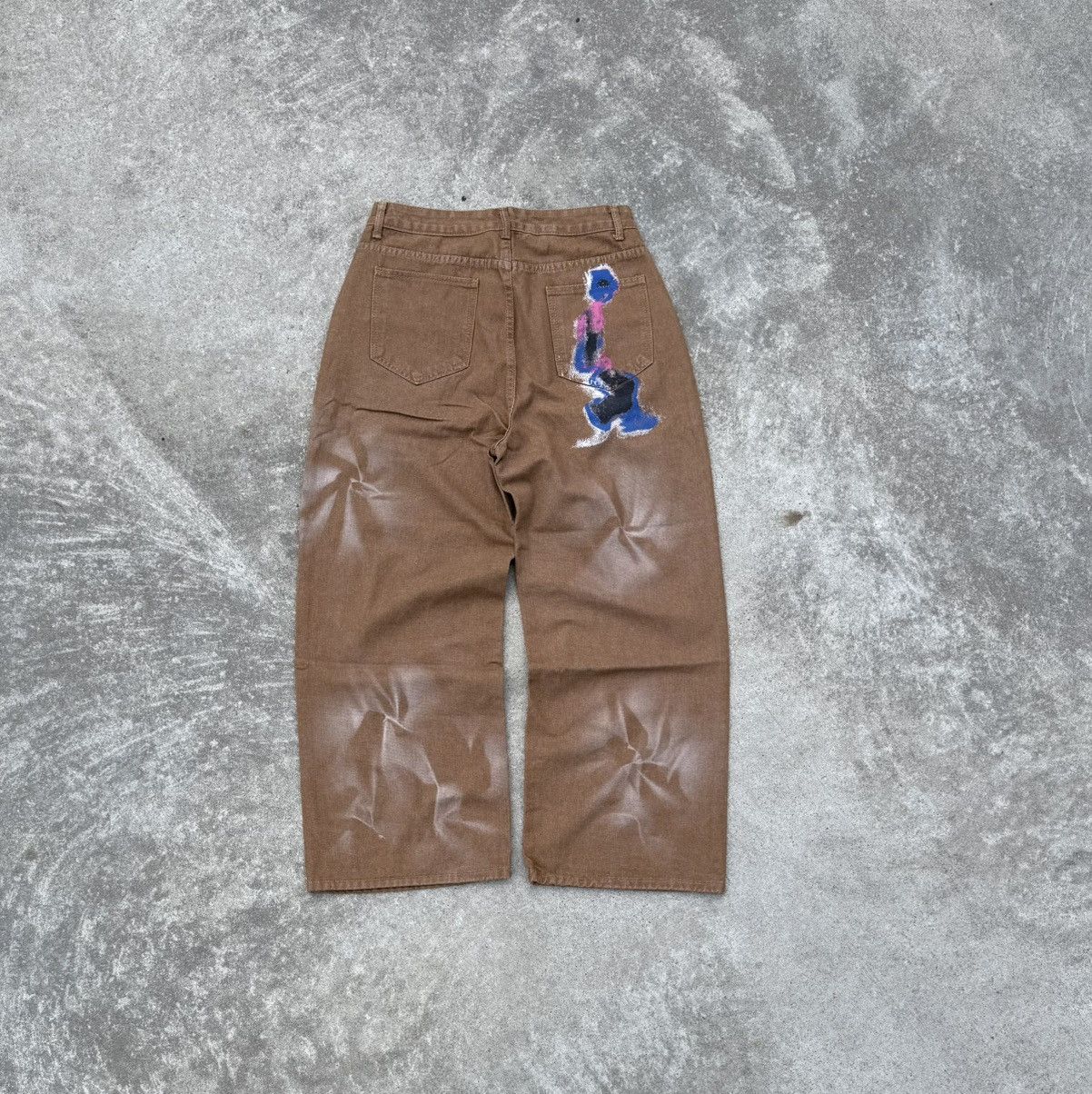 Other Vintage Y2K avantgarde streetwear buggy wide oversized jeans Size US 32 / EU 48 - 3 Thumbnail