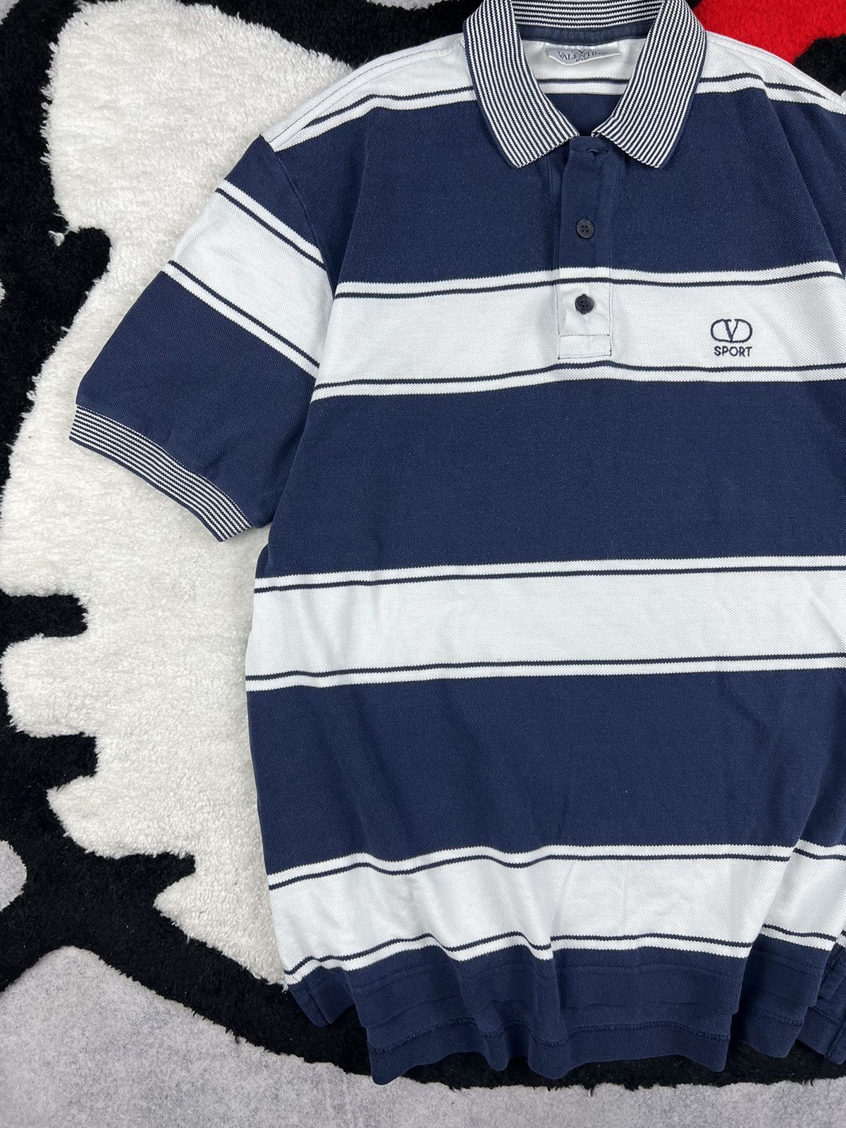 Valentino Vintage Valentino Sport Old Money luxury Casual Polo Shirt Size US M / EU 48-50 / 2 - 2 Thumbnail
