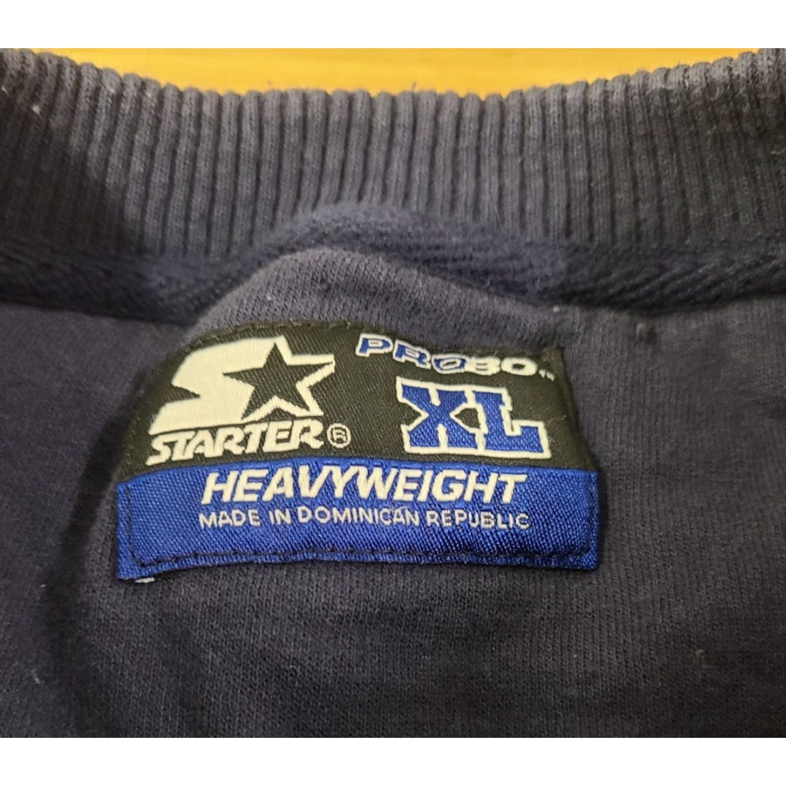 Starter VINTAGE Starter Pro80 Heavyweight Crewneck Sweatshirt Mens XL Navy Blue Size US XL / EU 56 / 4 - 3 Thumbnail