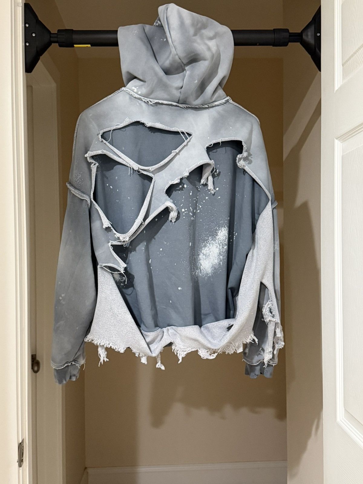 Japanese Brand 1 of 1 Rakkiu Distressed Hoodie Size US M / EU 48-50 / 2 - 5 Thumbnail