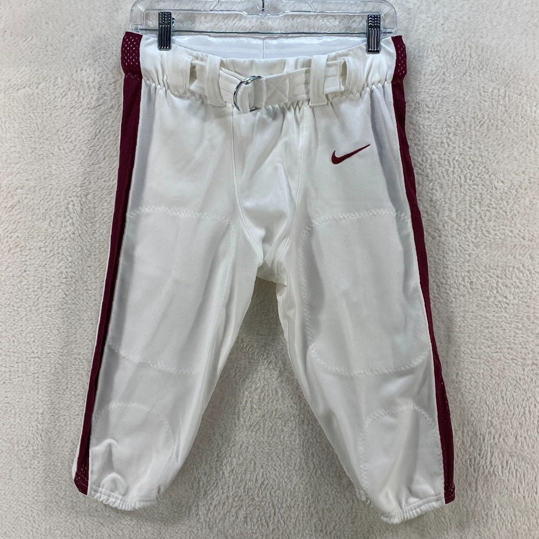 Nike NWT NIKE Football Pants C13771-104 White Crimson Size Men's Medium Football Pants Nike Pants Mens Medium White Crimson Red Size US 31 - 2 Thumbnail