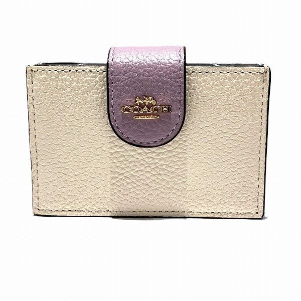 Coach Coach Coach Leather Accordion Card Case Leather Business card case Size ONE SIZE - 1 Thumbnail