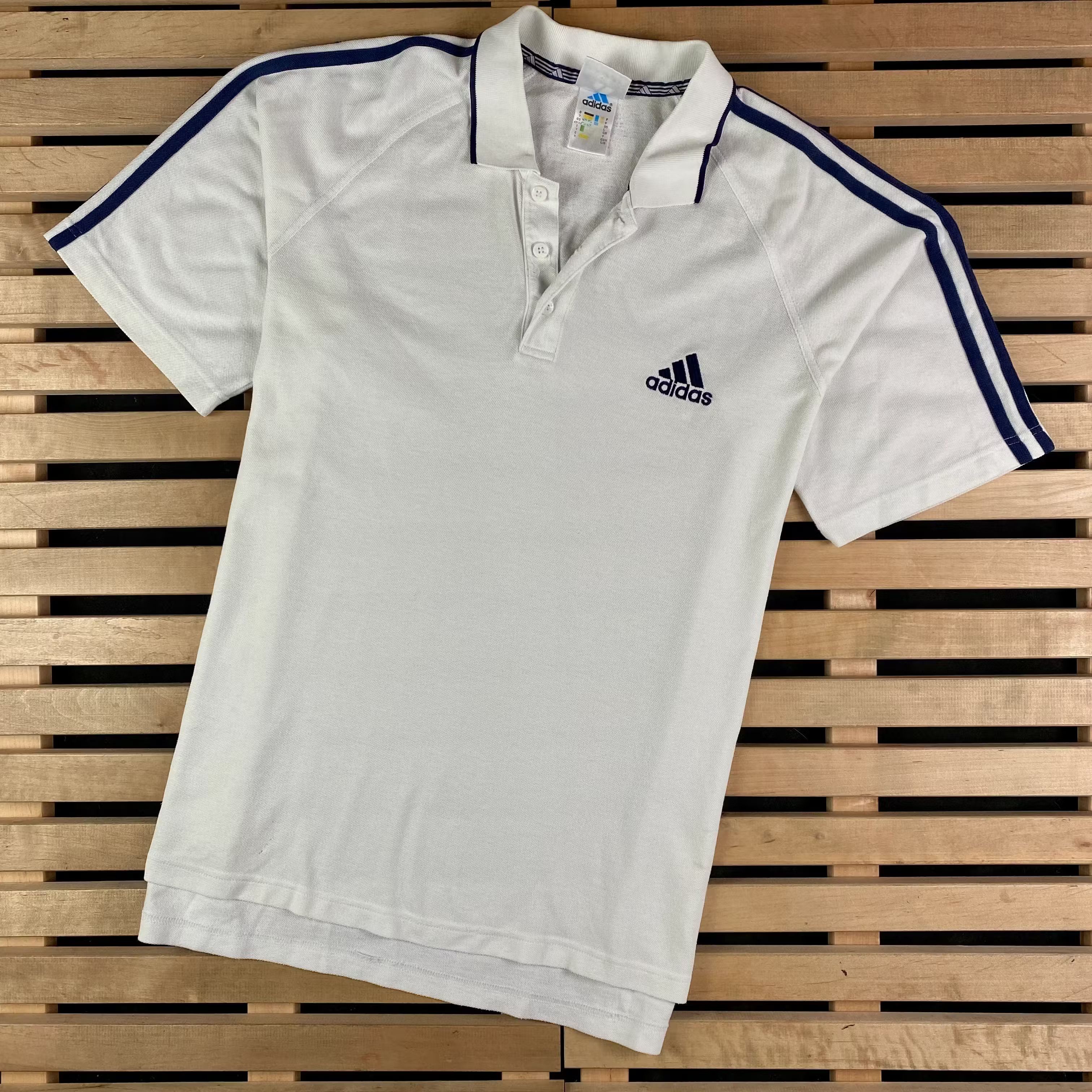 Adidas × Vintage Mens Adidas Vintage Polo Shirt Size L Size US L / EU 52-54 / 3 - 1 Thumbnail