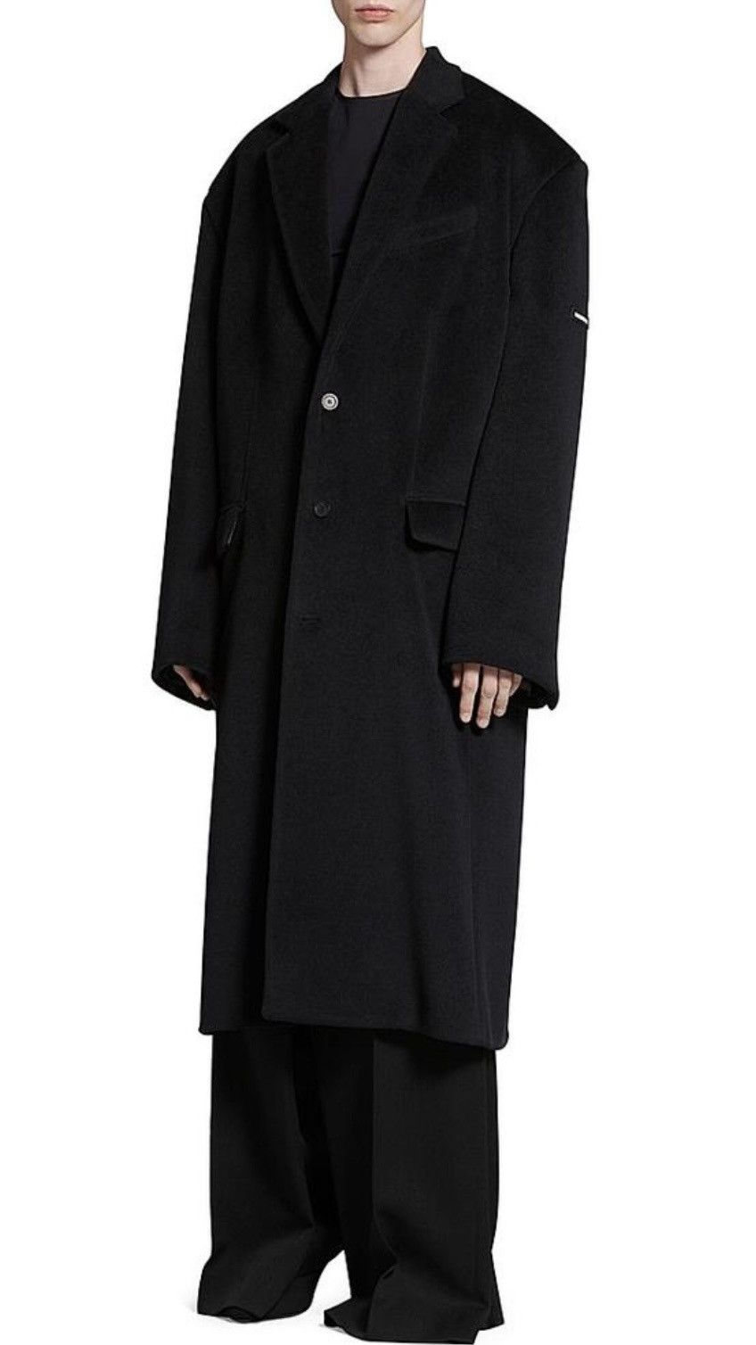 Balenciaga SAMPLE Balenciaga Skater Tailored Coat Size US S / EU 44-46 / 1 - 1 Thumbnail