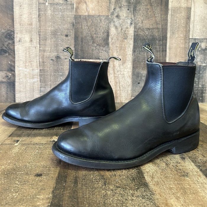 R.M. Williams RM Williams Black Chelsea Boots Mens UK 10 G US 11