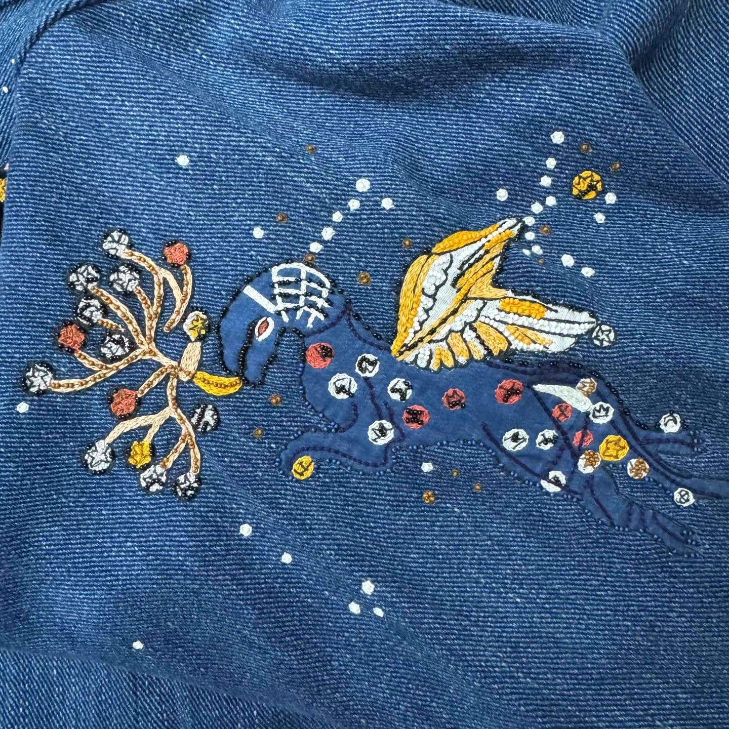 Valentino Valentino Runway Edition Denim Kimono Q10 Size US XL / EU 56 / 4 - 5 Thumbnail