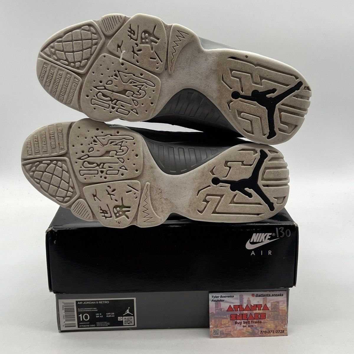 Jordan Brand Air Jordan 9 particle grey Size US 10 / EU 43 - 7 Thumbnail