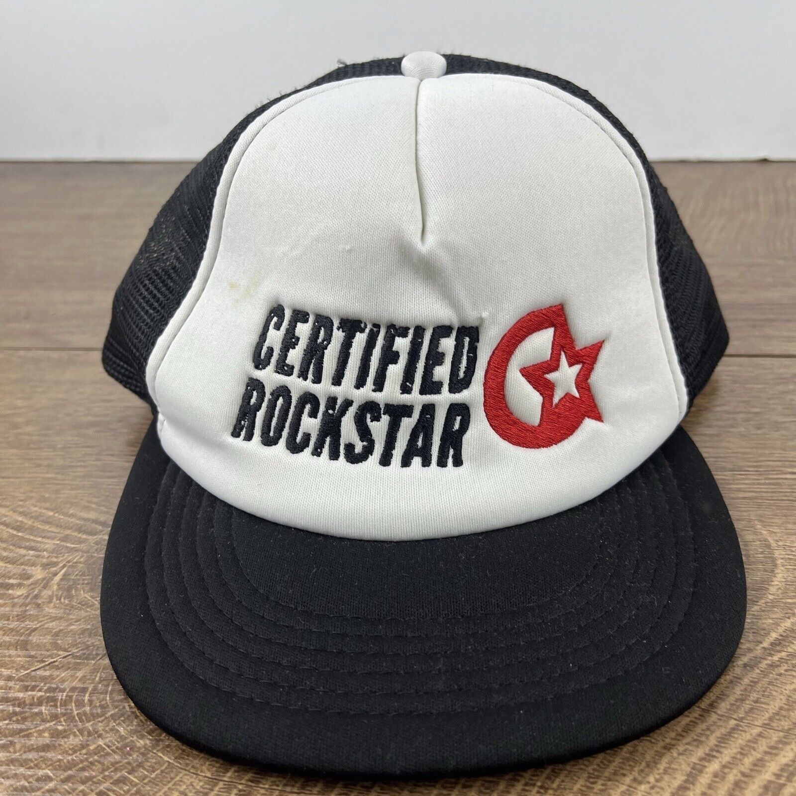 Other Certified Rockstar Hat Snapback Hat White Adjustable Hat Adu Size ONE SIZE - 5 Thumbnail