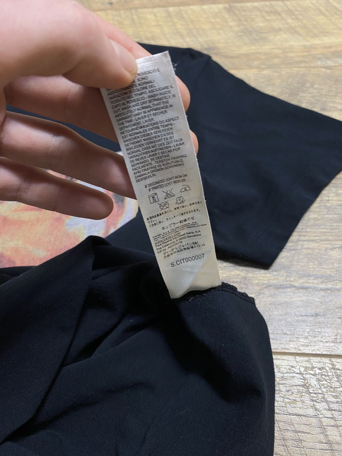 Diesel Diesel "Try To Not Die For Success" Graphic Tee Black L Size US L / EU 52-54 / 3 - 6 Thumbnail