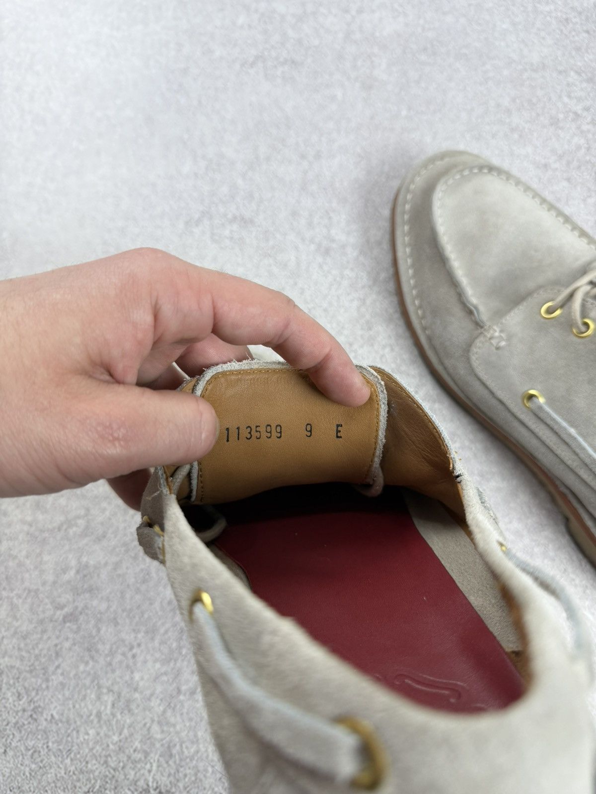 Grenson Grenson Sheldon Suede Leather Top-Sider Loafers Size US 10 / EU 43 - 13 Thumbnail