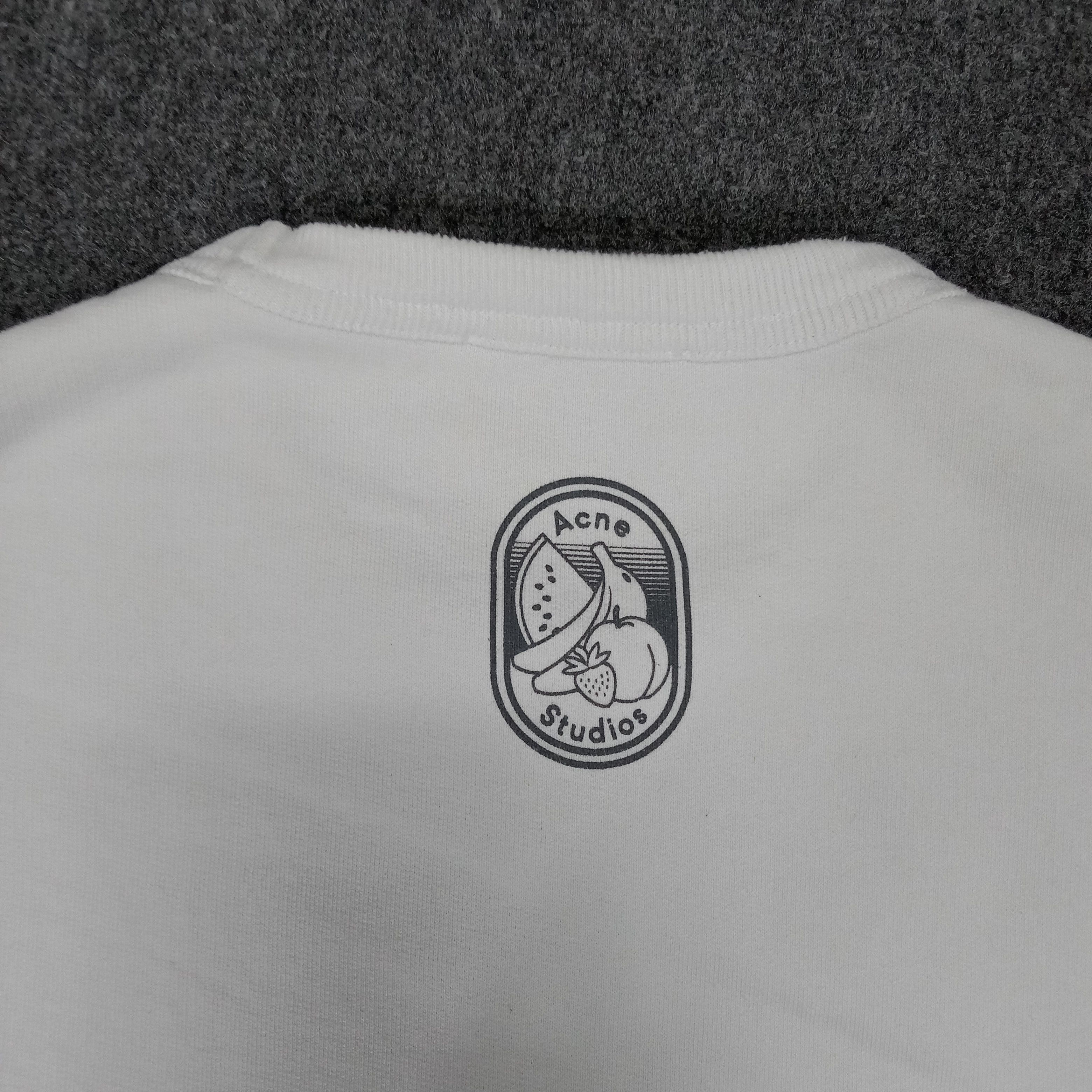 Acne Studios × Vintage Acne Studios Small Logo Design White Sweatshirt Size US S / EU 44-46 / 1 - 5 Thumbnail