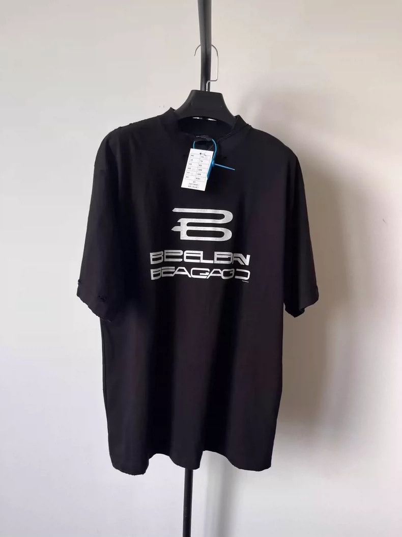 Other Balenciaga Logo Print Crew Neck T-Shirt Size US XS / EU 42 / 0 - 1 Thumbnail