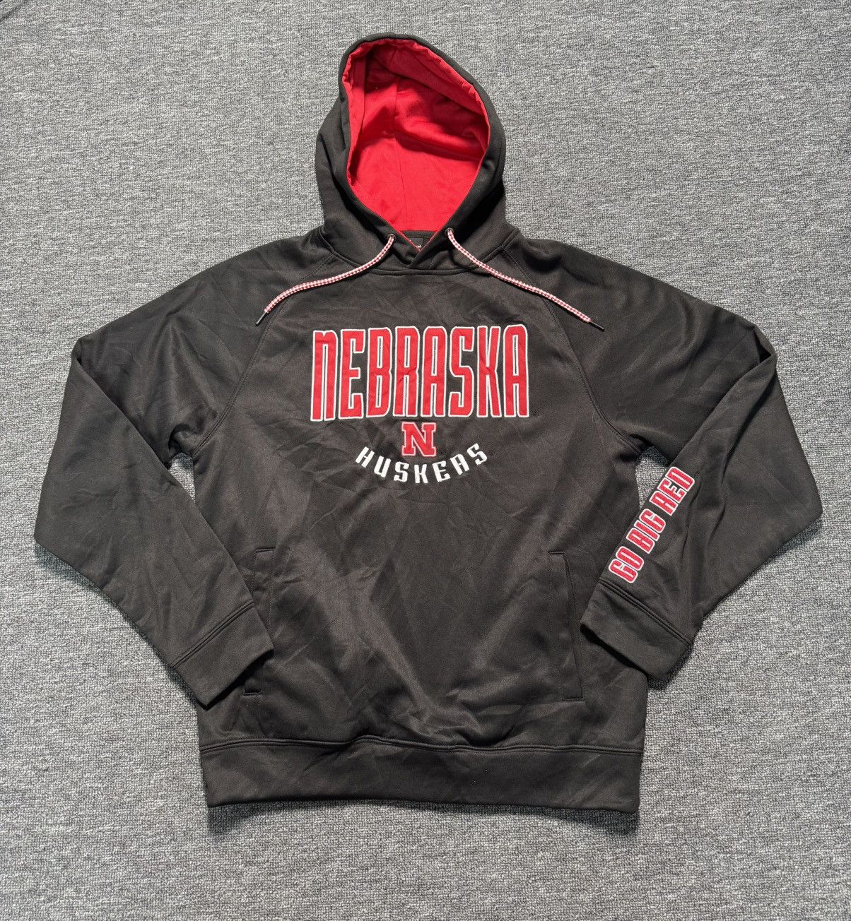 Colosseum Athletics × NCAA Nebraska Huskers Men’s M Hoodie Embroidered Spell Out NCAA Size US M / EU 48-50 / 2 - 1 Thumbnail