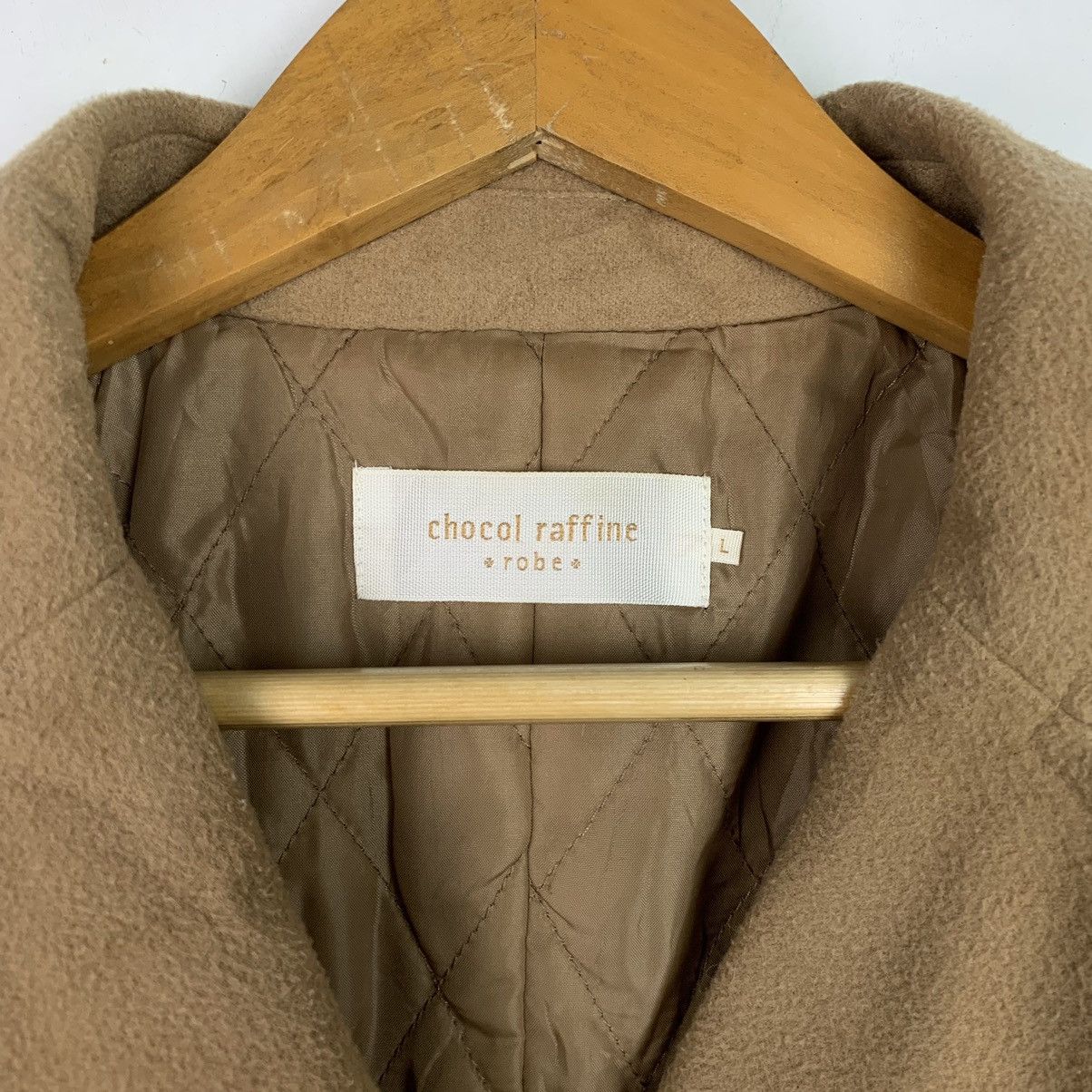 Japanese Brand × Vintage Vintage Chocol Raffine Breasted Wool Coat Size US L / EU 52-54 / 3 - 8 Thumbnail