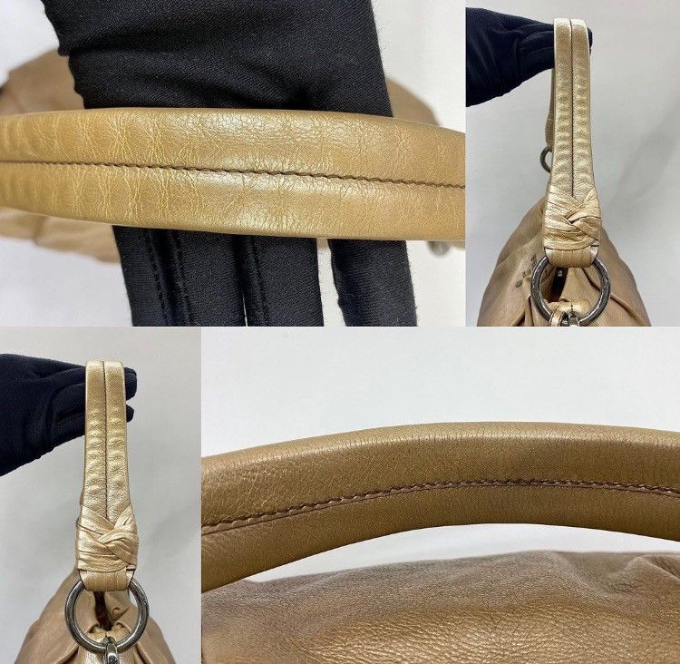 Prada Prada Leather Shoulder Hobo Bag Size ONE SIZE - 6 Thumbnail