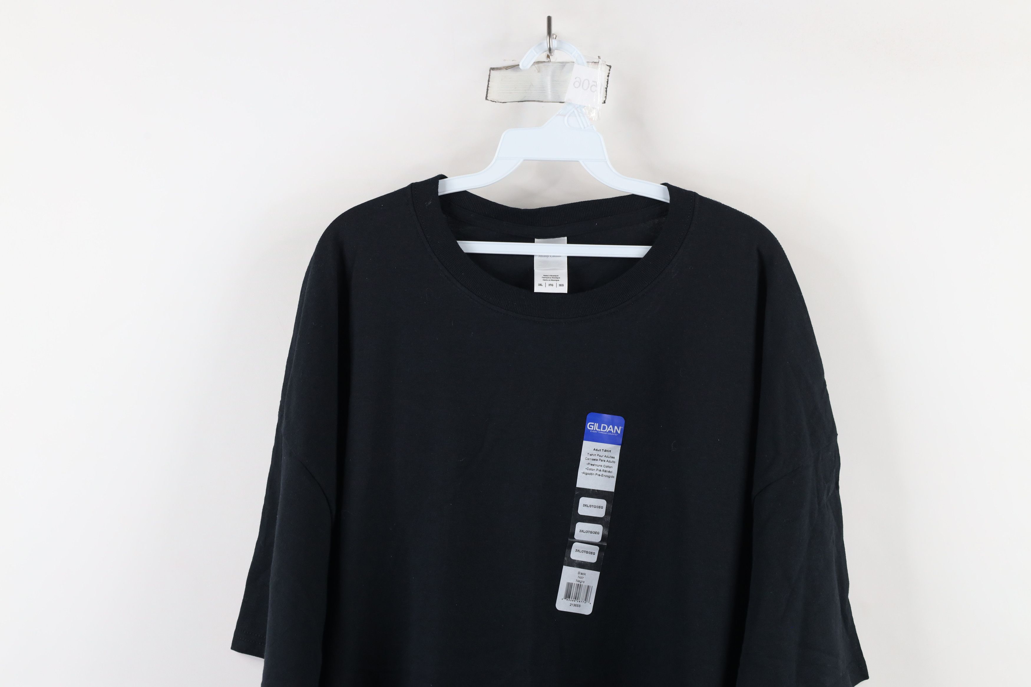 Vintage Deadstock Vintage Y2K Streetwear Short Sleeve T-Shirt Black Size US XXL / EU 58 / 5 - 2 Thumbnail