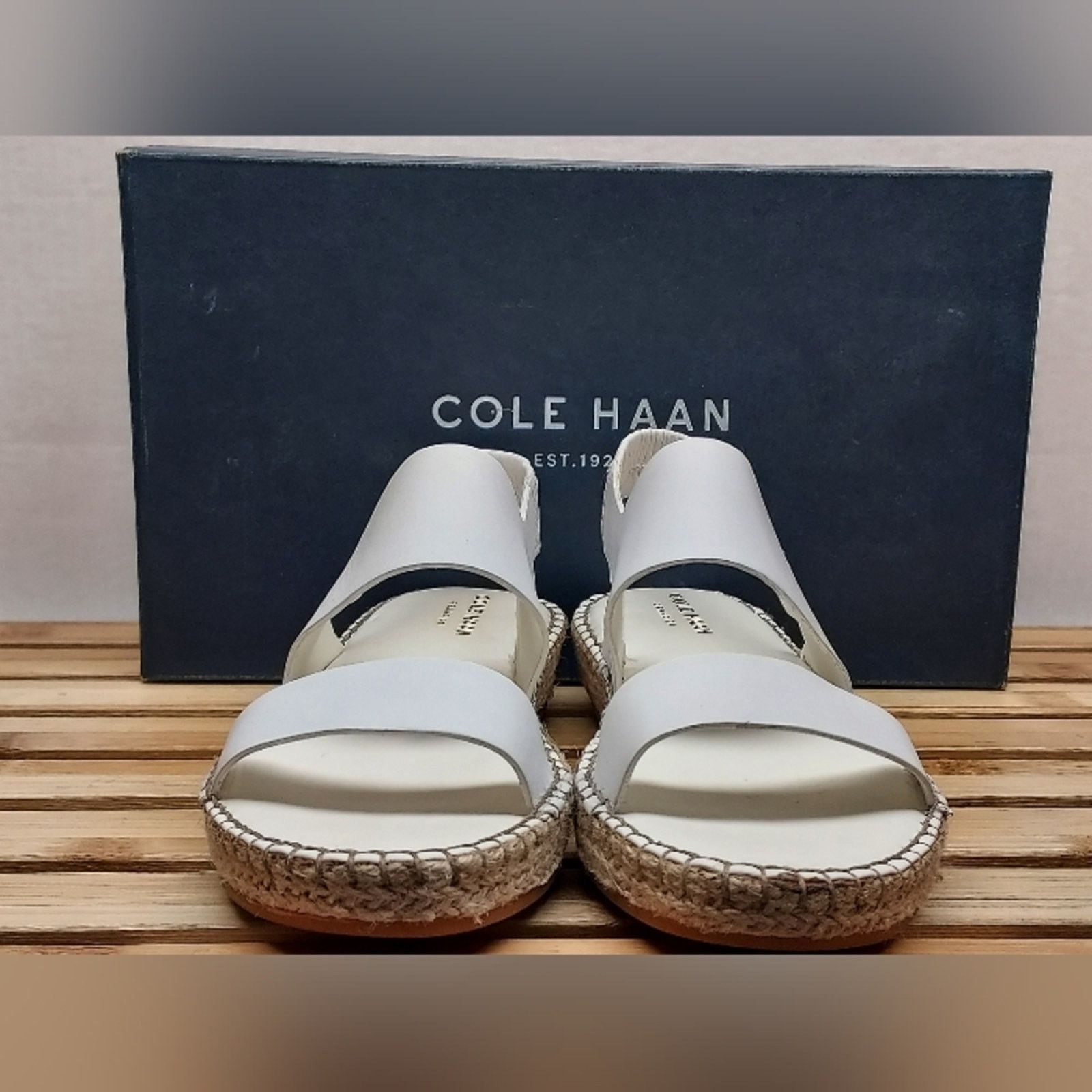 Cole Haan Cole Haan Womens White Cloudfeel Espadrille Sandals Size 6 Size US 6 / IT 36 - 5 Thumbnail