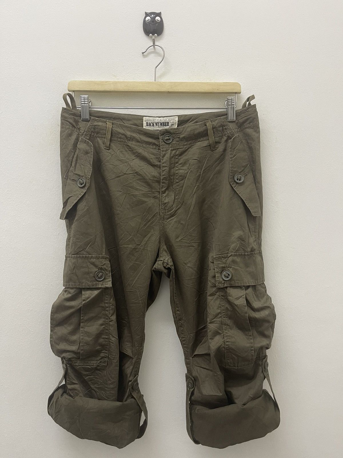 If Six Was Nine Rare BACK NUMBER Cargo Military 2 Ways Pant Size US 31 - 3 Thumbnail