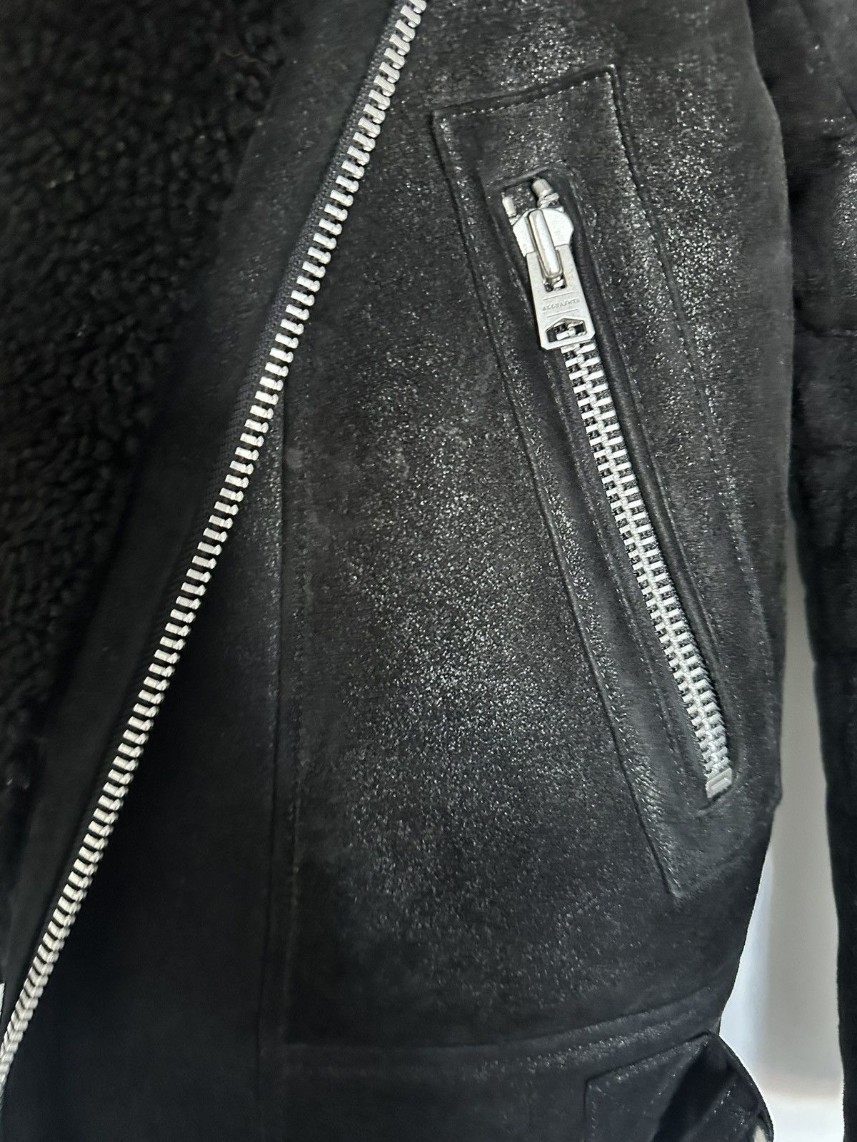 Allsaints Allsaints Black Shearling Size Small Size US S / EU 44-46 / 1 - 3 Thumbnail