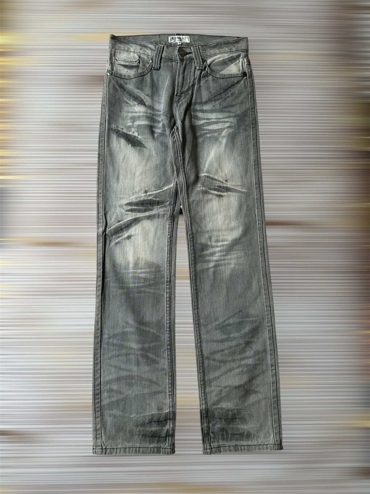 Japanese Brand Lowbox Claw Marks Design Denim Size US 29 - 1 Thumbnail