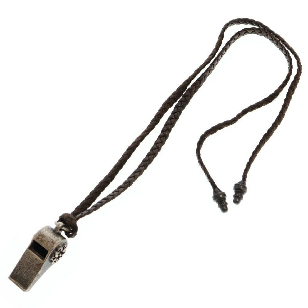 Chrome Hearts CHROME HEARTS SILVER CELTIC WHISTLE PENDANT BRAID NECKLACE Size ONE SIZE - 3 Thumbnail