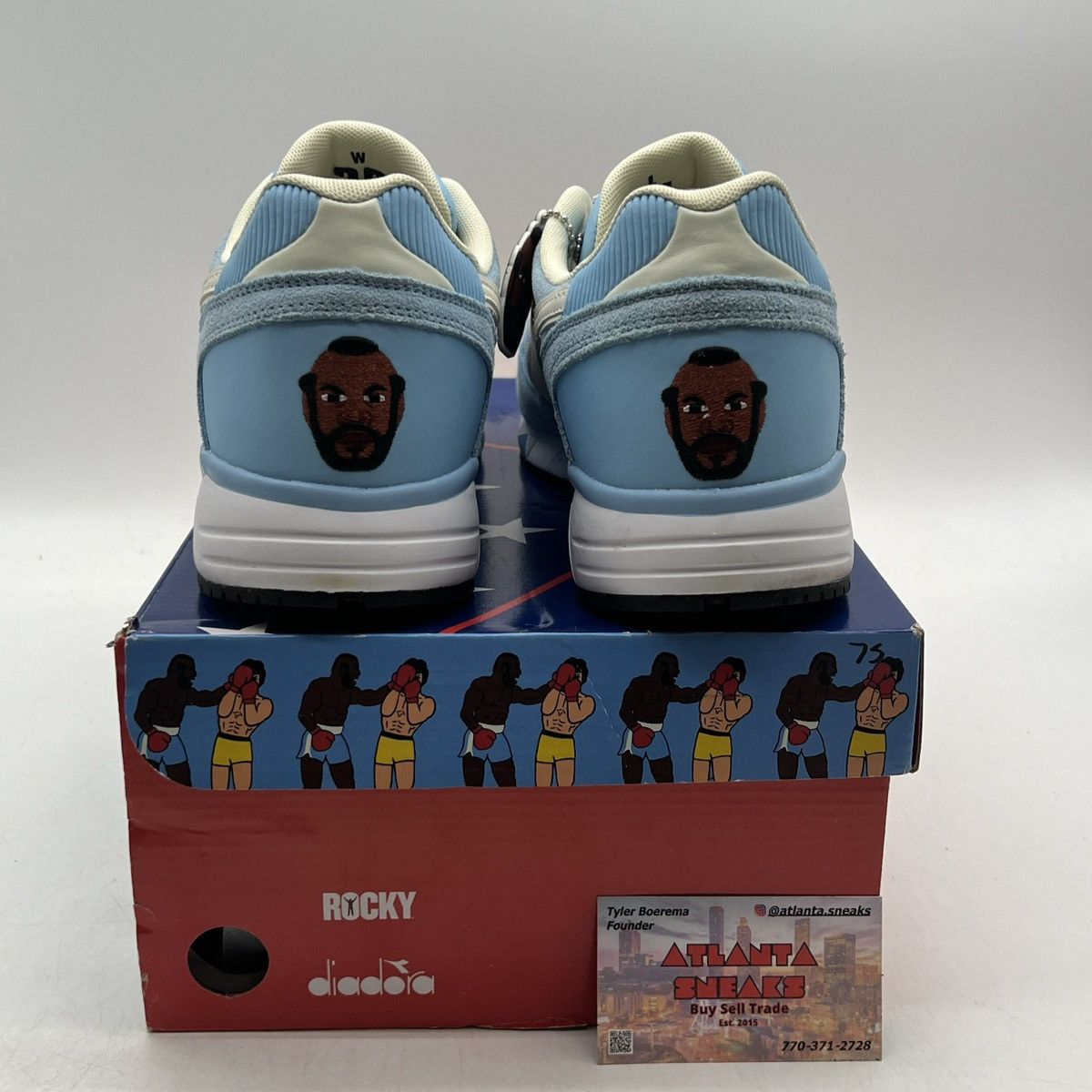 Diadora Foot locker x n9002 rocky balboa sagas 45th anniversary Size US 12 / EU 45 - 3 Thumbnail