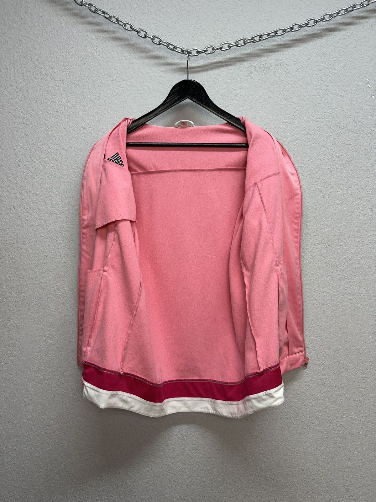 Adidas Vintage Adidas Juventus Pink 2015 Track Jacket Drake Rare Size US L / EU 52-54 / 3 - 14 Thumbnail