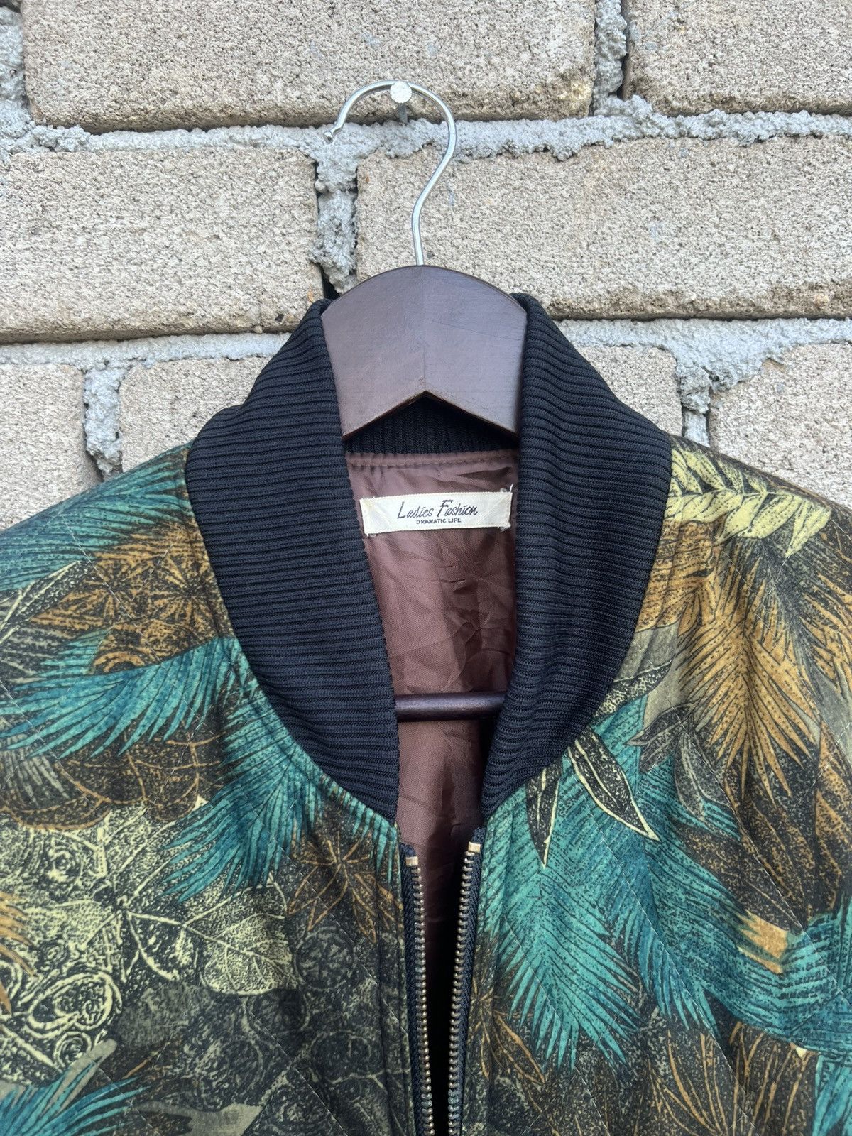 Japanese Brand Ladies Fashion Bomber Style Jacket Size M / US 6-8 / IT 42-44 - 5 Thumbnail
