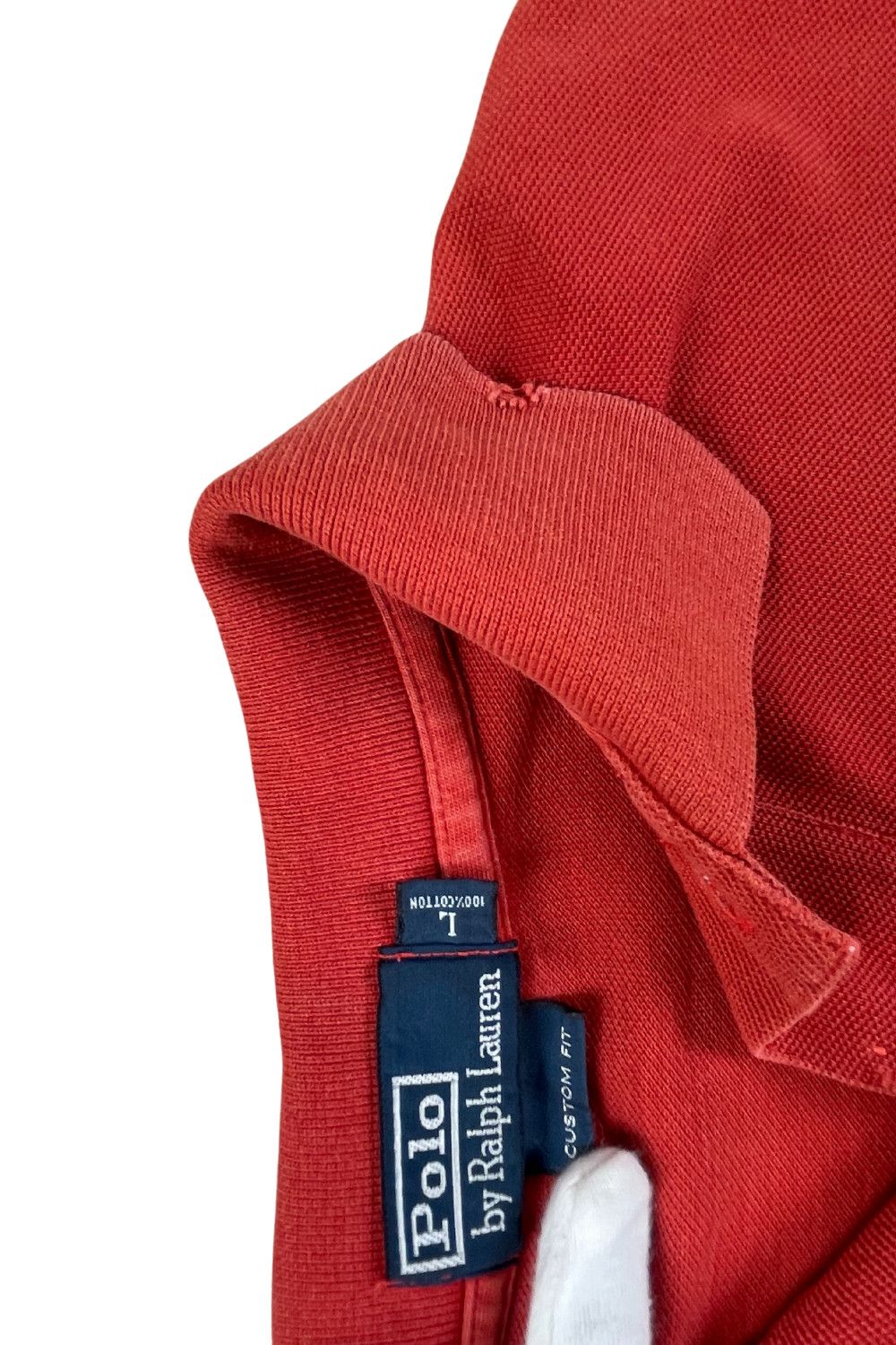 Polo Ralph Lauren POLO RL CUSTOM-FIT “CORAL FADE” – HAND-REPAIRED, Sz L Size US L / EU 52-54 / 3 - 6 Thumbnail
